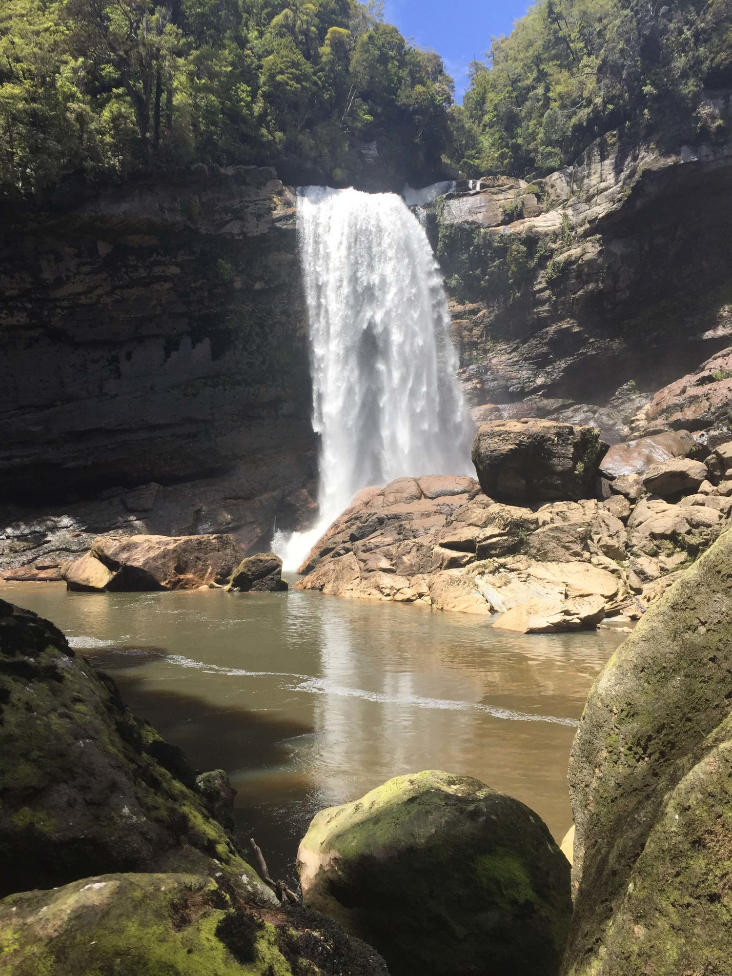 Foto vom Wasserfall 